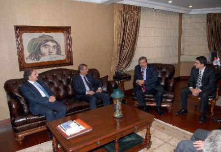 Ziraat Bankası Genel Müdürü Çağlar, Sanko Yöneticileriyle Görüştü