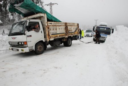 Zonguldak-ereğli Karayolu Zorlukla Trafiğe Açıldı