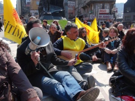 Zonguldak'ta '4+4+4' Protesto Edildi