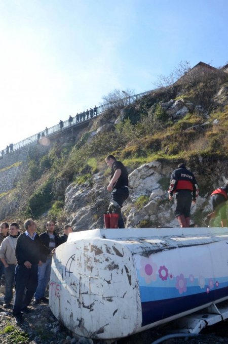 Zonguldak'ta bir çocuğun su tankerine düştüğü ihbarı, asılsız çıktı