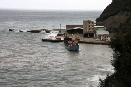 Zonguldak'ta kuru yük gemisi karaya oturdu
