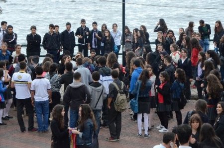 Zonguldak’ta lise öğrencilerinin eylemine tepki