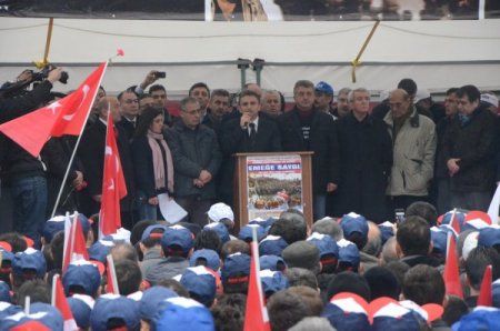 Zonguldak'ta taşeronlaşmaya karşı miting düzenlendi