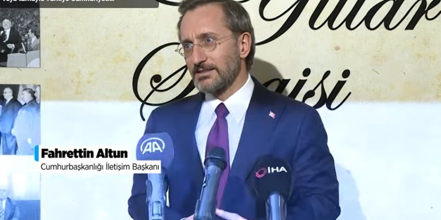 Cumhurbaşkanlığı İletişim Başkanı Altun: Bugün Türkiye'de demokratik siyaset çok itibarlı bir kurum