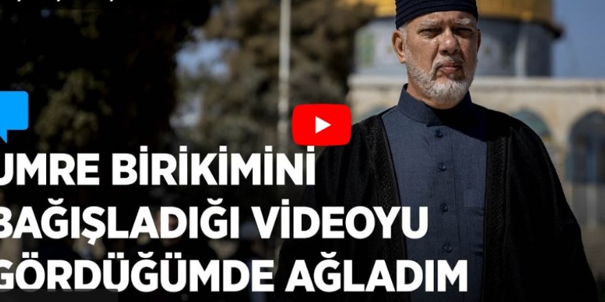 Filistinli akademisyen umre parasını depremzedelere bağışlayan Çakırhan'ı umreye göndermek istiyor