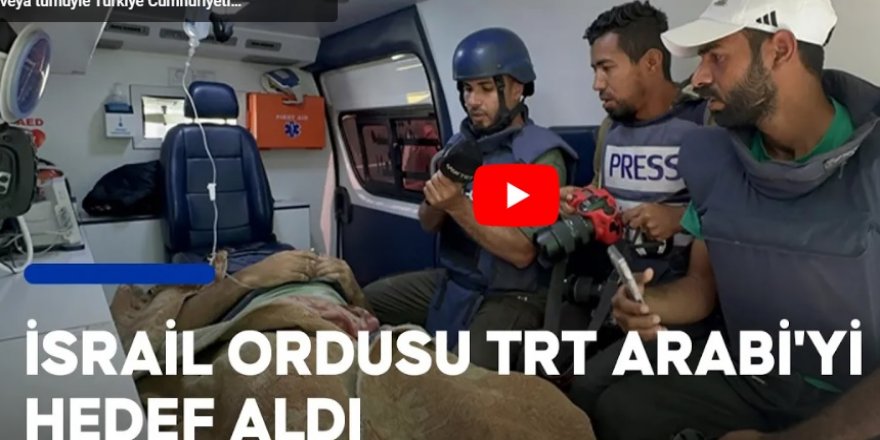 İsrail ordusu TRT Arabi'yi hedef aldı