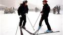 Putin ve Medvedev kayak keyfinde