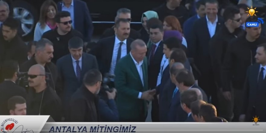 'CUMHURBAŞKANI ERDOĞAN ANTALYA MİTİNGİ'