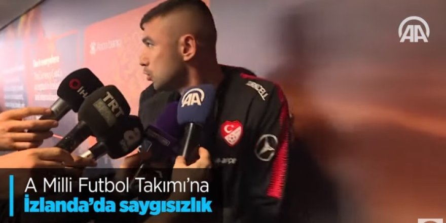 A Milli Futbol Takımı'na İzlanda'da saygısızlık