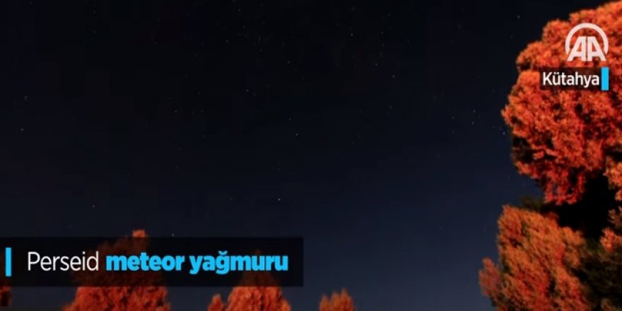 'Perseid meteor yağmuru'